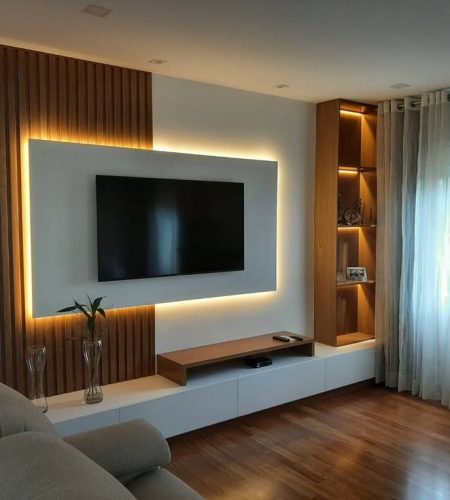 Bedroom T.V Unit Design